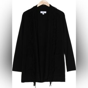 Magaschoni Cashmere Fringe Cardigan